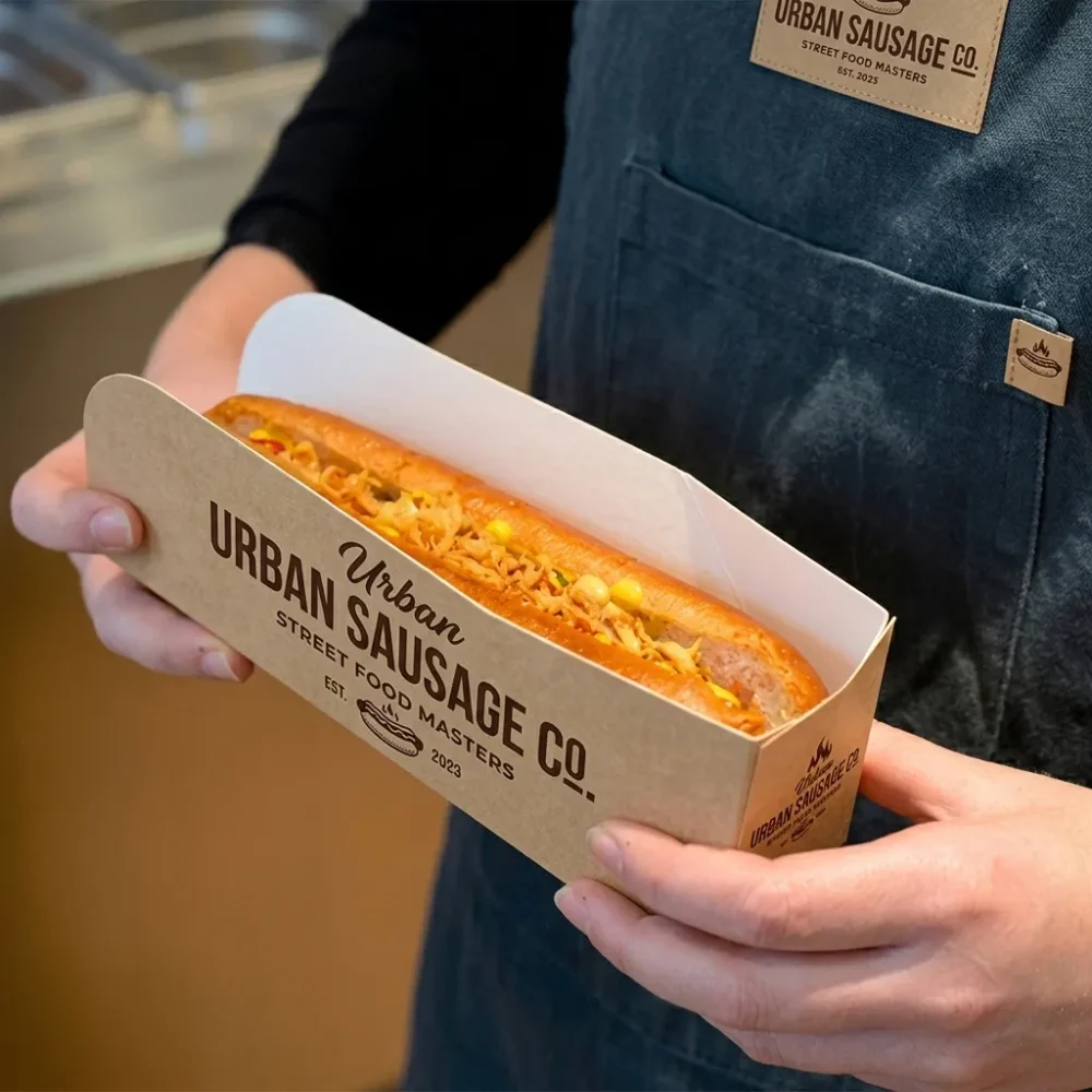 hotdog schalen bedruckt logo 1